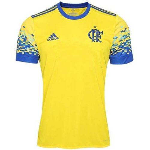 Camisa Flamengo Adidas Amarela III 2017 2018 - DQ0865