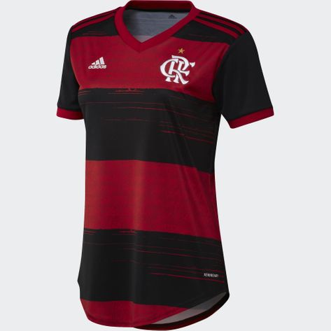 Camisa Flamengo Feminina Jogo 1 Adidas 2020 P