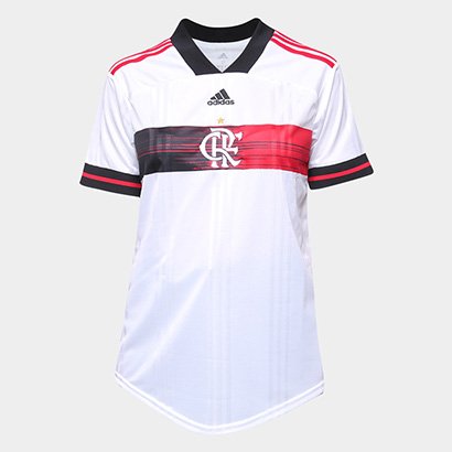 Camisa Flamengo II 20/21 S/nº Torcedor Adidas Feminina