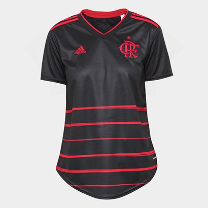 Camisa Flamengo III 20/21 S/n° Torcedor Adidas Feminina