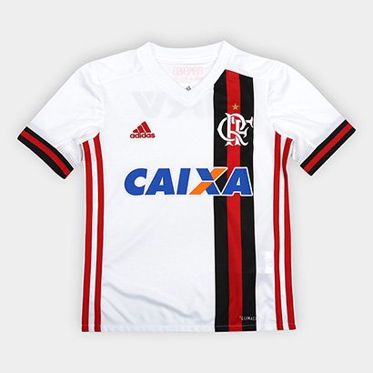 Camisa Flamengo Infantil II 17/18 S/nº C/ Patrocínio - Torcedor Adidas