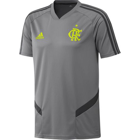 Camisa Flamengo Treino Cinza Adidas 2019 GG