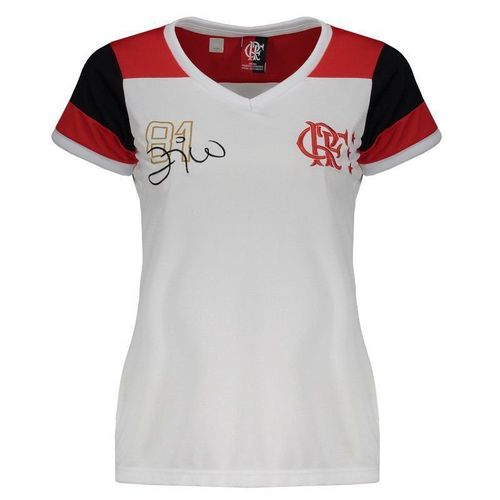 Camisa Flamengo Zico Retrô Feminina
