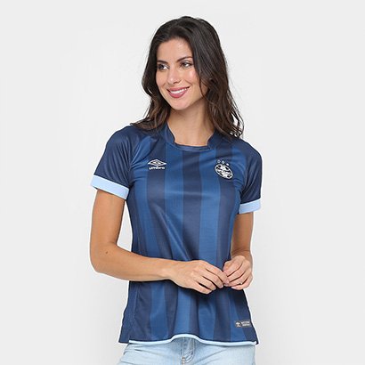 Camisa Grêmio III 17/18 S/n° - Torcedor Umbro Feminina