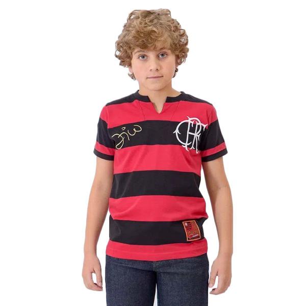 Camisa Infantil Flamengo Fla Tri Zico - Braziline