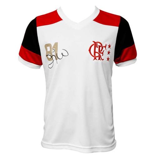 Camisa Infantil Flamengo Retro Zico Braziline GG