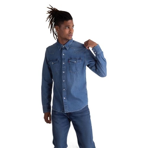 Camisa Jeans Levis Classic Western - XL