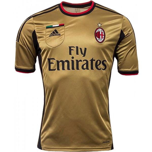 Tudo sobre 'Camisa Milan Adidas Dourada III 2013/2014 Third'