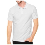Camisa Polo Básica Calvin Klein Branca