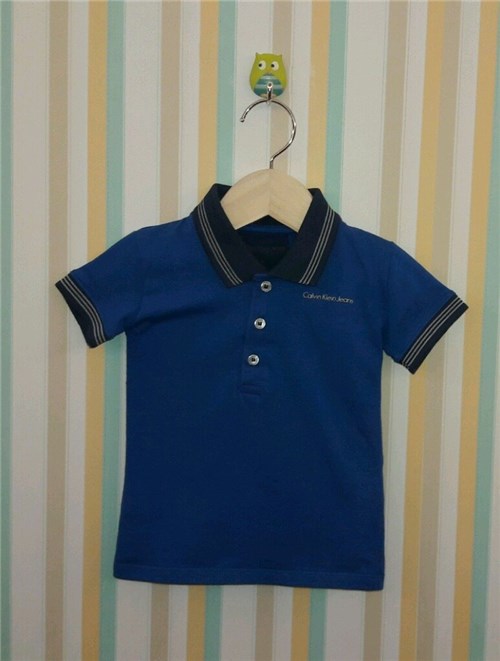 Camisa Polo Calvin Klein !! (Azul, P)
