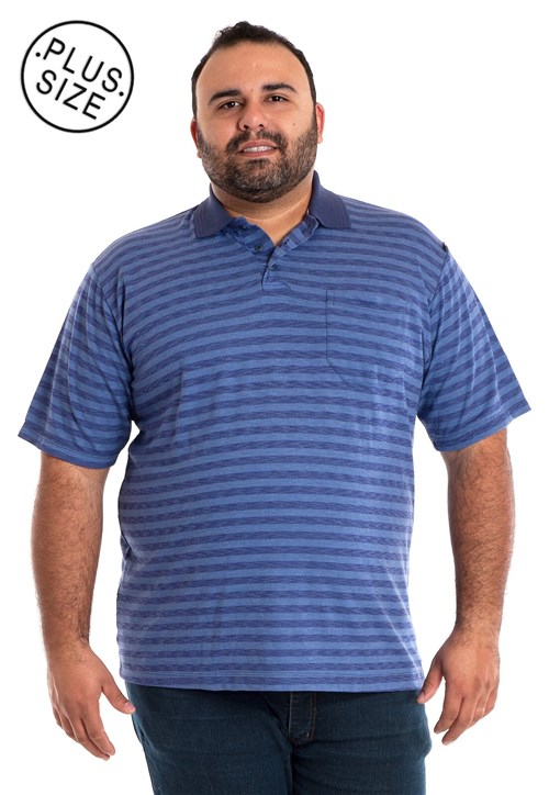 Camisa Polo Konciny Plus Size Lilás