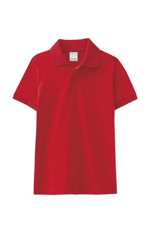 Camisa Polo Lisa Malwee Kids Vermelho - 6