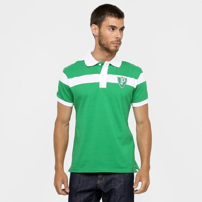 Camisa Polo Palmeiras Listra Retrô Masculina
