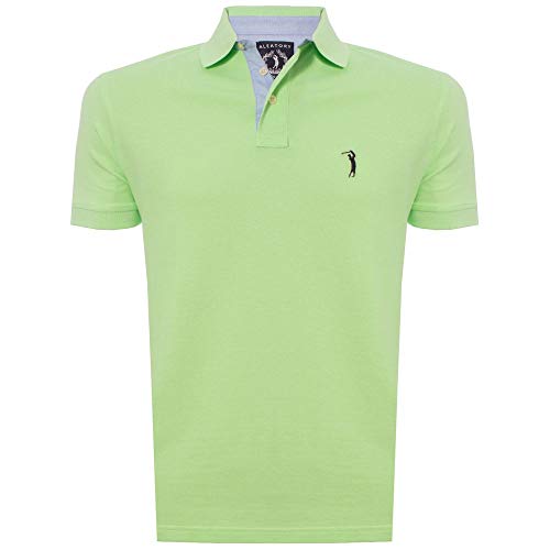 Camisa Polo Verde Lisa Aleatory-Verde-M