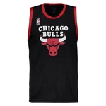 Camisa regata chicago bulls preta nba licenciada