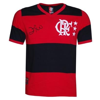 Camisa Retrô Flamengo Zico 1981 Masculina
