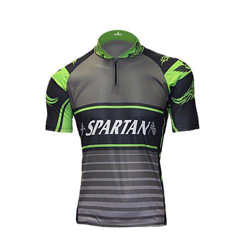 Camisa Spartan Ciclista Manga Curta Uv 50+ 09