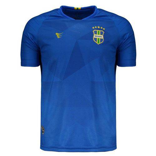 Camisa Super Bolla Brasil Pro Jogador 2018 Azul
