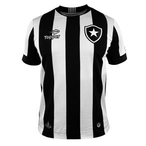 Camisa Topper Botafogo Oficial 1 S/N° 2016/ 17 - M - Preto/Branco