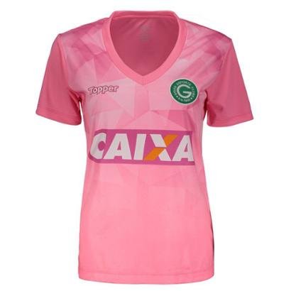Camisa Topper Goiás 2018 Outubro Rosa Feminina