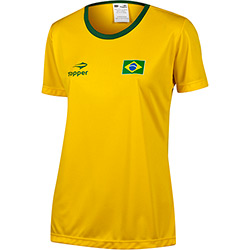 Tudo sobre 'Camisa Topper Torcida Brasil Feminino G'