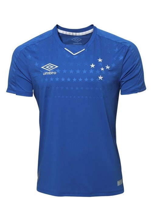 Camisa Umbro Cruzeiro Oficial 1 2019 Azul