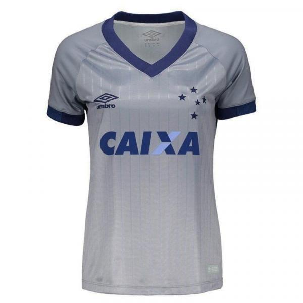Camisa Umbro Cruzeiro Oficial III 2018 Feminina