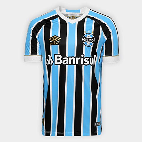 Camisa Umbro Grêmio I 2018 Sem Número Torcedor Tricolor Masculina G