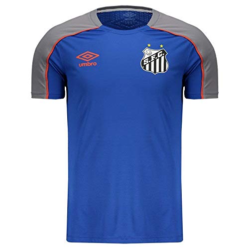 Camisa Umbro Santos Treino 2019 Azul