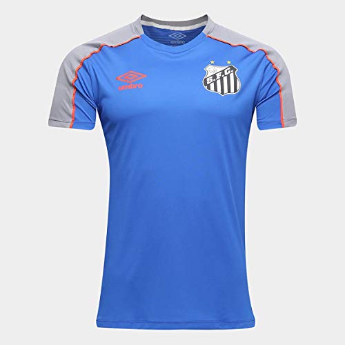 Camisa Umbro Santos Treino 2019 Azul