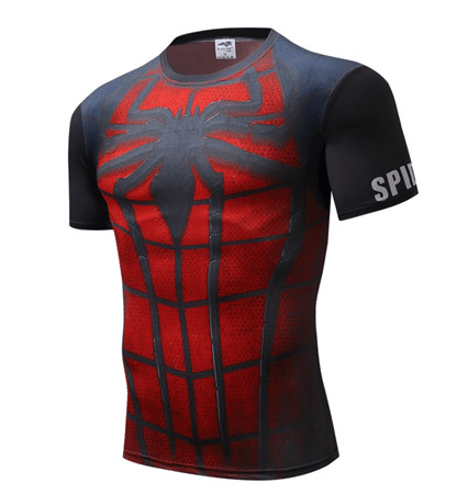 Camisa Uniforme Homem Aranha (Vermelho, P)