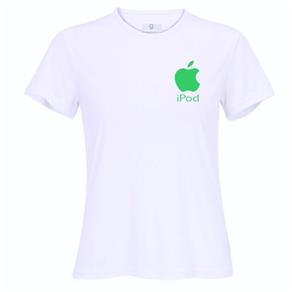 Camiseta Apple IPod Feminina - P - Branca