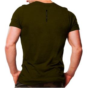 Camiseta Atack Militar Masculina - VERDE - GG