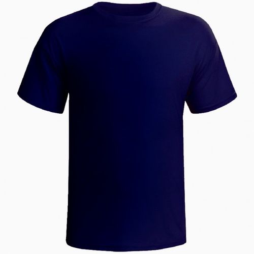Camiseta Azul Marinho Manga Curta