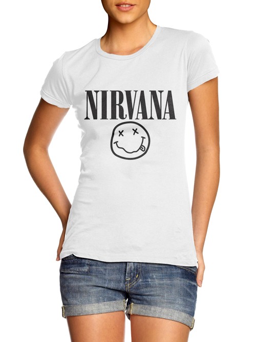 Camiseta Baby Look Feminina - Nirvana (P)