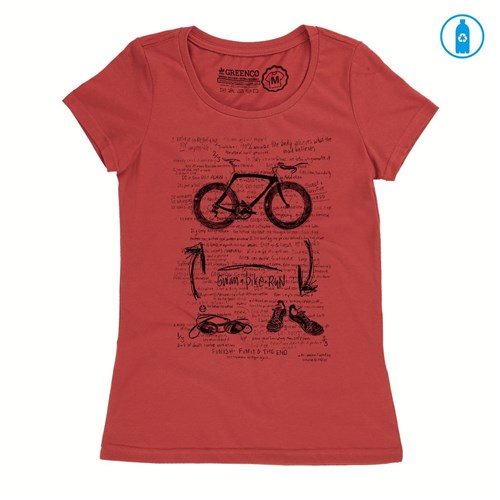 Camiseta Baby Look Pet - Triathlon / M / PRETO