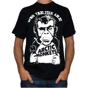 Camiseta Banda Arctic Monkeys 2739 Bandalheira - EXG - PRETO
