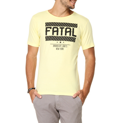 Camiseta Básica Fatal com Estampa
