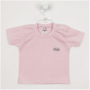 Camiseta Bebê Feminina Manga Curta - G - ROSA