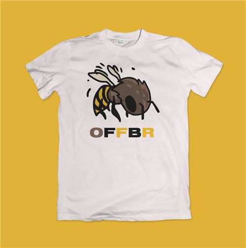 Camiseta Bee Cool (Branco, P)