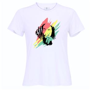 Camiseta Bob Marley Feminina - P - Branca