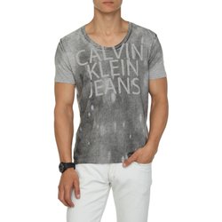 Camiseta Calvin Klein Jeans Básica Manchada