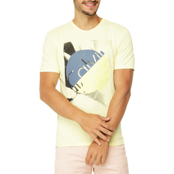 Camiseta Calvin Klein Jeans Estampa Frontal e Logo