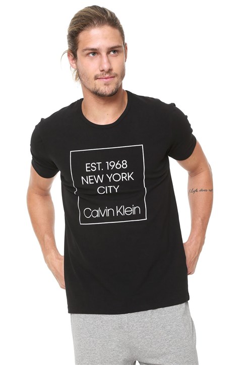Camiseta Calvin Klein Underwear Lettering Preta