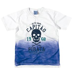 Camiseta Capitão Pirata em Flamê - Malwee - Azul Royal - 4