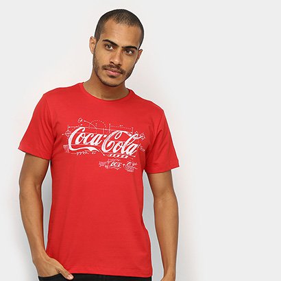 Camiseta Coca-Cola Manga Curta Masculina