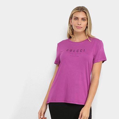 Camiseta Colcci Estampada Feminina