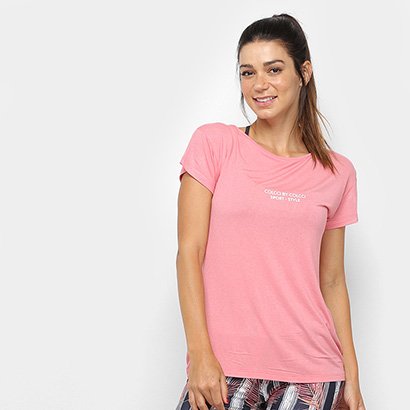 Camiseta Colcci Fitness Básica Est Feminina