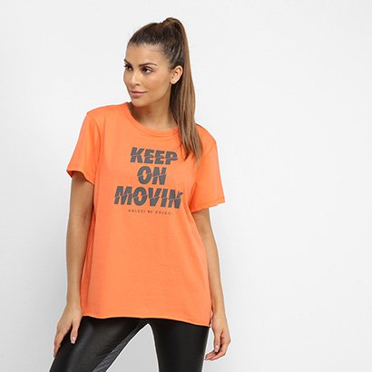 Camiseta Colcci Fitness Keep On Movin Feminina