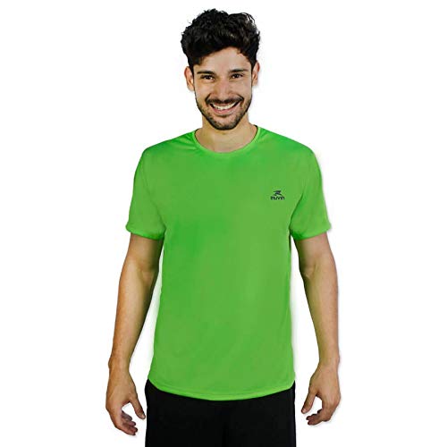 Camiseta Color Dry Workout Ss Muvin Cst-300 - Verde - Eg